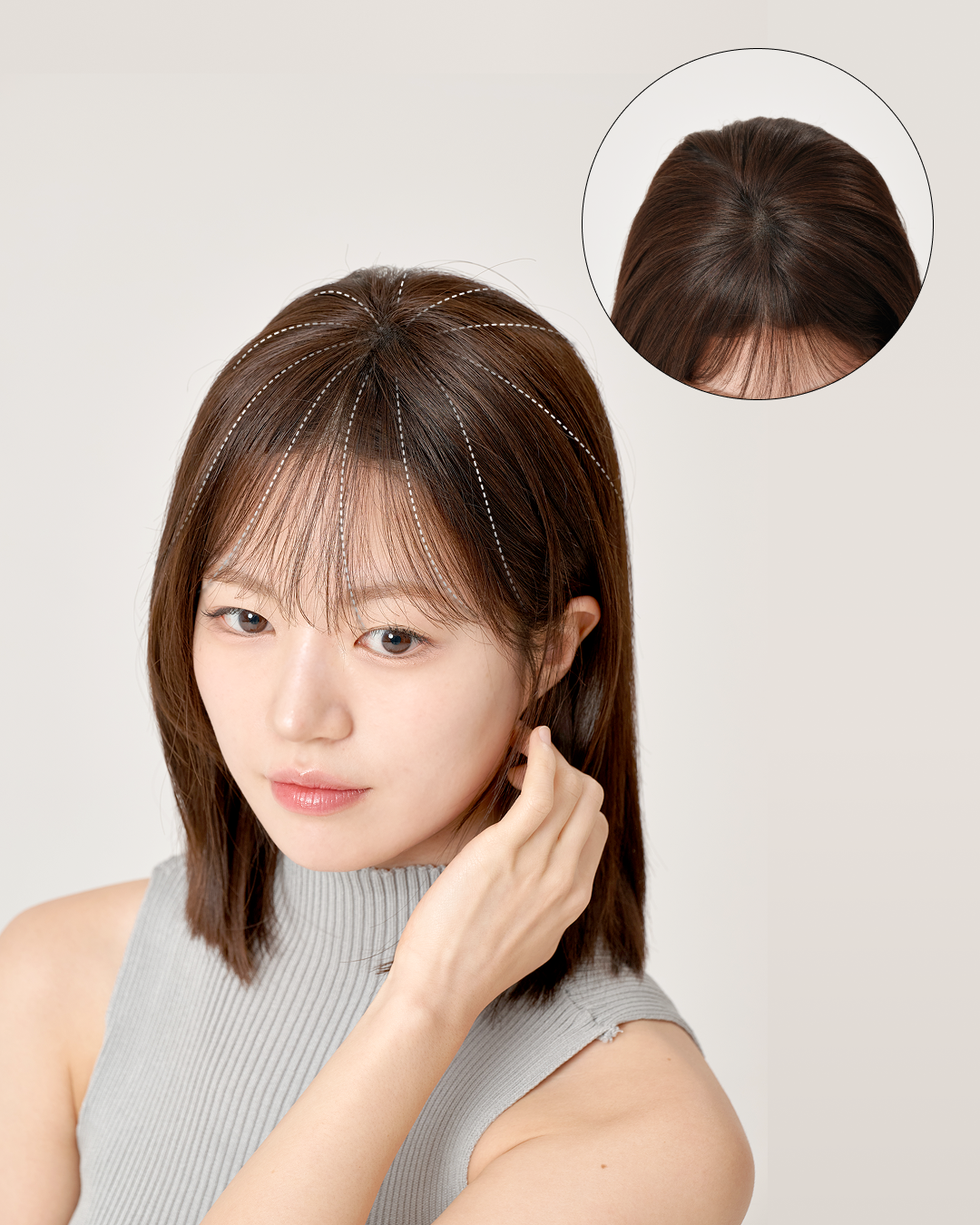 トップカバー Setting Free Hair Topper