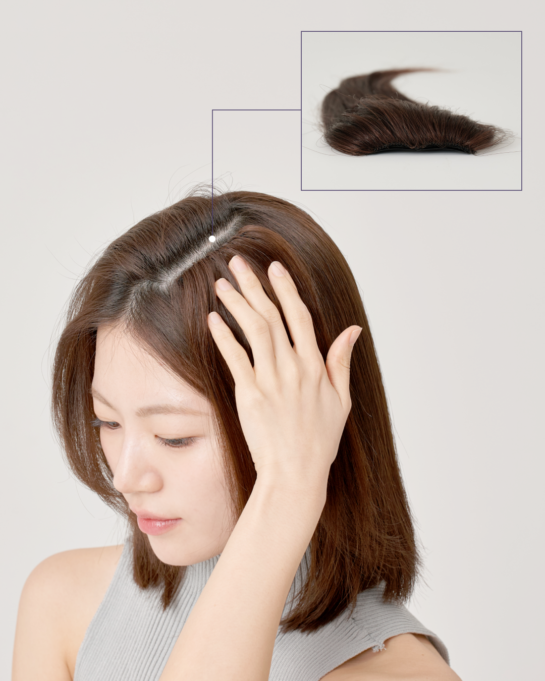ボリュームアップ　ワンタッチエクステ Volumizer Glam Hair Piece